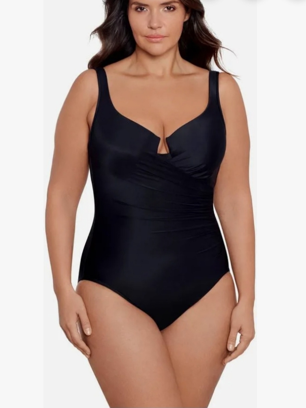 Miraclesuit Women's  Swimwear Solid Escape Underwire Tummy Control 16